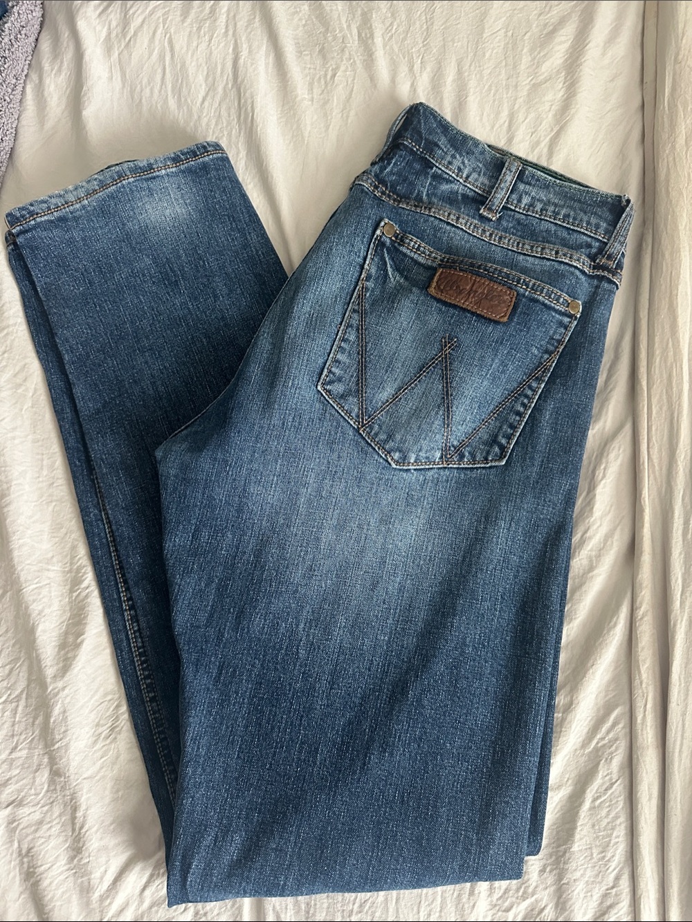 Wrangler Retro Slim Straight Jeans - Size 34x36